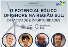 Webinar sobre o Potencial Eólico Offshore na Região Sul.