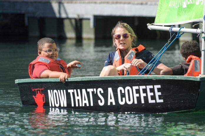 21 February 2023, Little Optimist Trust event in Cape Town with Sam Davies.