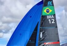 Martine e Kahena estreiam em segundo lugar no evento-teste de Paris 2024 Martine Grael e Kahena Kunze