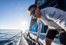 Diário de Bordo da The Ocean Race: “As condições se deterioraram… Basicamente estamos sem vento”, lamentou o capitão da 11th Hour Racing Team Charlie Enright