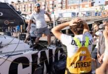 Colisão na reta final da The Ocean Race : “O barco deles apareceu na minha frente e já era tarde demais”, admitiu Dutreux do barco GUYOT