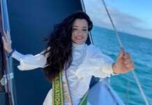 Miss Ilhabela veleja com o Phytoervas na Semana de Vela 2023