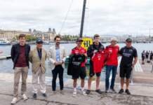 Campeão do mundo de Motogp, Pecco Bagnaia, assume o comando da Emirates Team New Zealand AC40