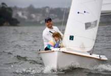 Pai e filha brilham em regata de encerramento