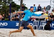 André Baran, número 1 do Brasil no Beach Tennis, joga em Garopaba (SC) a partir desta sexta-feira (15)