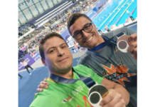 Junior Sanches é medalha de ouro e bronze no Mundial Masters de Natação em Doha