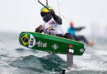 Bruno Lobo perto do pódio em Europeu de Fórmula Kite formula kite