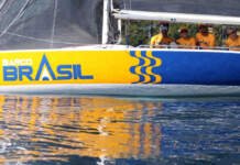 Barco Brasil fica em terceiro no Warm Up da Semana de Vela de Ilhabela