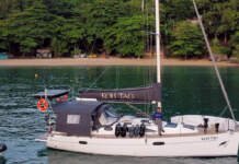 Barco do Rio Grande do Norte na Semana Internacional de Vela de Ilhabela