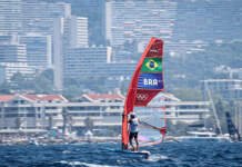 Mateus Isaac encerra campanha de Paris 2024 no IQFoil