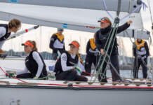 Londres, Reino Unido : WOMEN’S WORLD MATCH RACING TOUR RUMA À DINAMARCA Foto: Sailing.Pics/ Kristian Joos