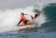 Luna Hardman disputa terceira etapa do Circuito Europeu de Bodyboarding, em Portugal