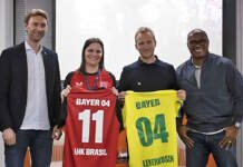 Delegação do Bayer Leverkusen visita Câmara Brasil-Alemanha
