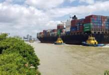 Crescimento foi de 10%: Movimentação de cargas no Porto de Itajaí registra 1,2 milhão de toneladas no mês de março Crédito: Marcos Porto