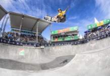 STU National Criciúma – Florianópolis : Um manezinho da ilha – skatista Pedro Carvalho faz uma nota altíssima (95,05) na sua última volta e conquista o podium de grande campeão Foto Julio Detefon / STU