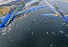 Esquadrilha da Fumaça abre maior evento de vela da América Latina