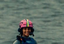 Portsmouth, no Reino Unido: No comando de Martine Grael: Mubadala Brazil SailGP Team garante bons momentos nas águas inglesas Crédito: AT Films/Divulgação Mubadala Brazil SailGP Team