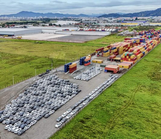 TECADI realiza operação logística de mais de 2.000 veículos da montadora BYD em Itajaí Divulgacão