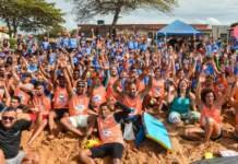 Aulão social do ArcelorMittal Wahine Bodyboarding Pro reúne número recorde de 300 inscritos