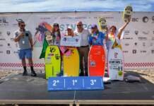 Pentacampeã Neymara Carvalho comemora 30 anos no Circuito Mundial de Bodyboarding e tem a filha como adversária