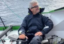 Barco Brasil lidera categoria Sharp e entra em águas nacionais rumo ao Recife