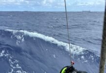 Tensão em alto mar na costa brasileira com o barco Brasil na Globe 40 Barco BrSIL