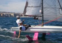 Grande sucesso nos testes de voo em Nápoles: FIV Foil Academy, impulsionada por Luna Rossa, atrai nova geração da vela