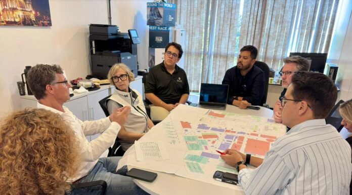 ITAJAÍ RECEBE COMITIVA DA THE OCEAN RACE EM PREPARAÇÃO PARA QUINTA PARADA EM 2027 Foto: Luiz Lerner/Secom Itajaí