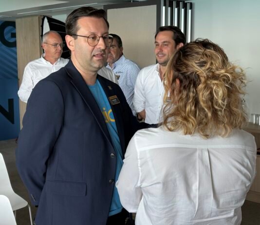 “Estamos em Alicante para aprender cada vez mais sobre a parte operacional e técnica da The Ocean Race…“André Sandri Foto: Luiz Lerner /SecomPMI