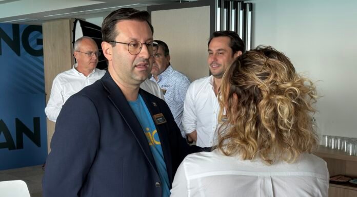 “Estamos em Alicante para aprender cada vez mais sobre a parte operacional e técnica da The Ocean Race…“André Sandri Foto: Luiz Lerner /SecomPMI