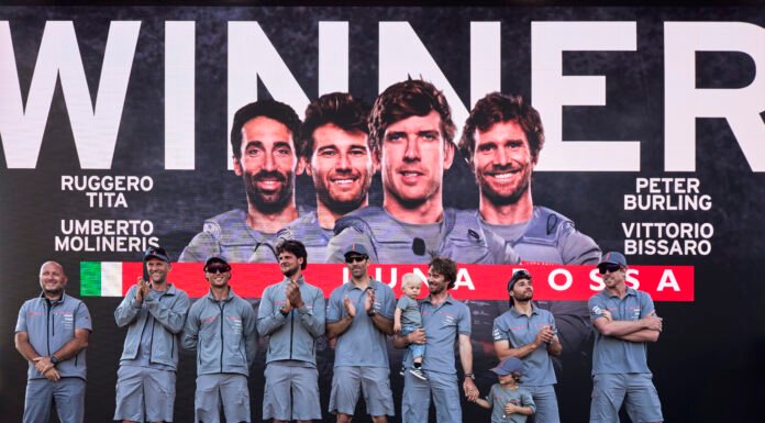 Com dois brasileiros no time técnico | Luna Rossa domina em Cagliari e vecePreliminary Regatta Sardiniada da 38ª America’s Cup