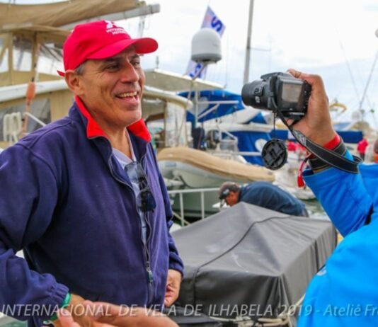 Vela brasileira perde um grande capitão do mar: Guilherme Sucena Foto Fred Hoffmann