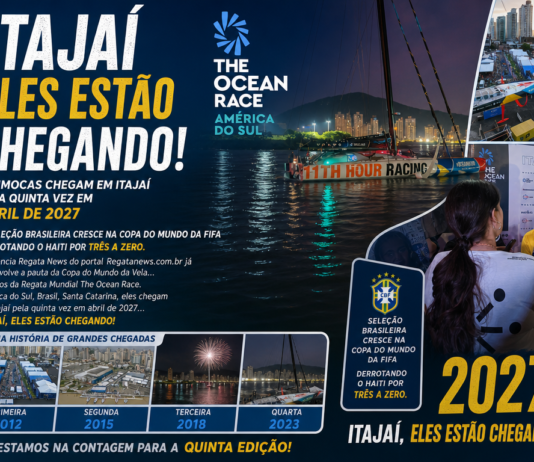 Faltam 356 dias: contagem regressiva para a chegada da The Ocean Race pela quinta edição em Itajaí