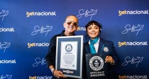 Betnacional consagra Galvão Bueno no Guinness World Records™ com homenagem histórica em Miami