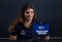 Mubadala Brazil SailGP Team Martine Grael retorna ao comando do F50 brasileiro, enquanto Richard Mason assume a função de técnico da equipe.