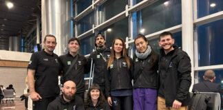Paraescalada brasileira disputa nova etapa da World Climbing Para Series, em Laval Delegação brasileira rumo à World Climbing Para Series Laval 2026. Foto: CBEscalada