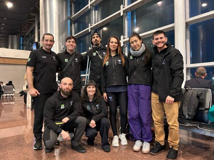 Delegação brasileira rumo à World Climbing Para Series Laval 2026. Foto: CBEscalada