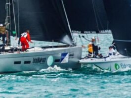 COLISÃO DE BARCO| INAÊ SOTO 40 ENCERRA PARTICIPAÇÃO NA SEMANA DE VELA DE ILHABELA