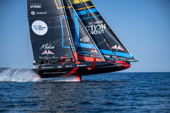 Test Sailing N°2 - First time foiling, Lorient - 10/07/2026© Test Sailing N°2 - First time foiling, Lorient - 10/07/2026 © Marie Lefloch I Team Malizia