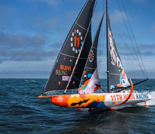BOERO YACHT COATINGS NO CANNES YACHTING FESTIVAL 2026 IMOCA corrido pela Team Francesca Clapcich Powered by 11th Hour Racing
