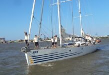 VELEIRO KAT RECEBE ALUNOS DE ITAJAÍ E ANTECIPA PROGRAMAÇÃO PARA THE OCEAN RACE 2027 Familia Schurmann -AP (263) PARTIDA PARA EXPEDICÃO ORIENTE