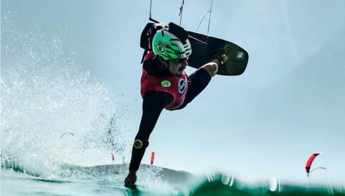 Lucas Fonseca no Mundial Juvenil de Formula Kite