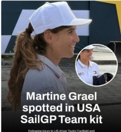 Martine Grael aparece com uniforme dos EUA e aumenta especulação sobre o SailGP em Genebra @wearethefoil