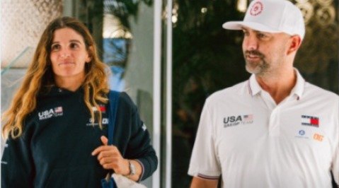 “ Martine é uma competidora extraordinária, tem licença completa para pilotar um F50“ Mike Buckley, diretor da equipe, CEO e coproprietário do U.S. SailGP Team. Saigp USA