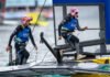 Mubadala Brazil SailGP Team estreia nova formação com dois Top 3 em Genebra Pietro Sibello e Kahena Kunze em ação (SailGP)
