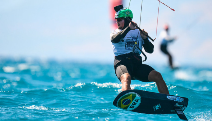 Lucas Fonseca no Europeu de Formula Kite