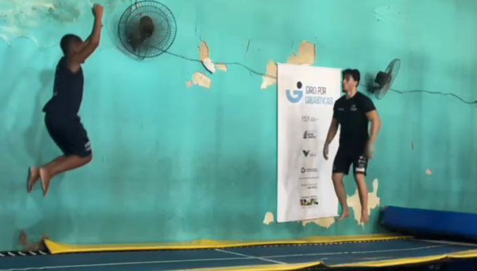 Miguel, evolução na ginástica