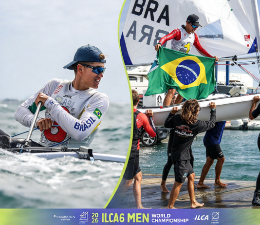 “Kiko” Dal Ri e Erik Scheidt -BRASIL FAZ DOBRADINHA NO MUNDIAL MASCULINO DE ILCA 6 2026 ILCA , IA